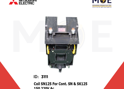 Mitsubishi Coil SN125 For Contactor SN & SK125/150 220V AC | S-N 125 | بوبين كونتكتور