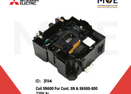 Mitsubishi Coil SN600 For Contactor SN & SK600/800 220V AC | S-N 600 | بوبين كونتكتور