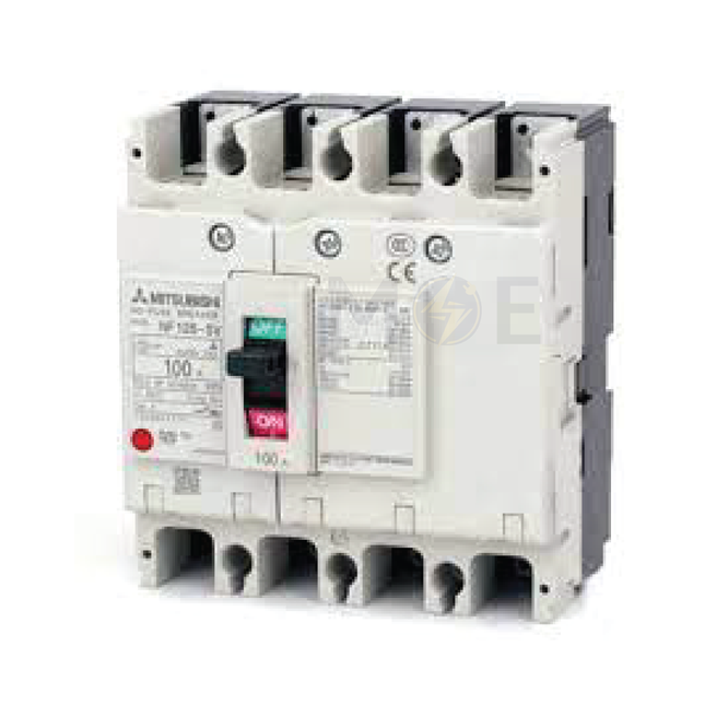 Mitsubishi MCCB NF125-SGW 4P 160-250A | NF250-SGW-160 | دجنتور صناعي عياري