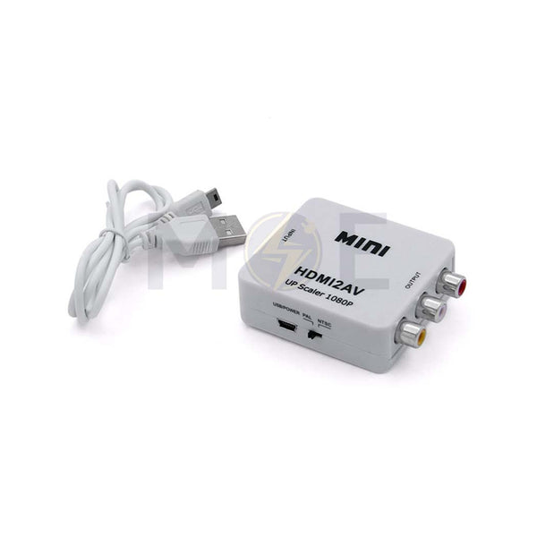 Mini HDMI to AV Converter 1080P HDMI to 3x RCA Video Audio Adapter | HDMI2AV MINI
