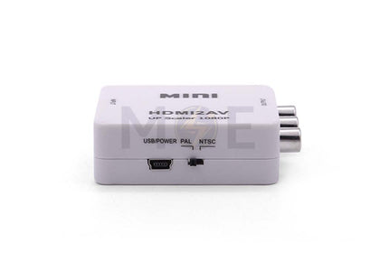 Mini HDMI to AV Converter 1080P HDMI to 3x RCA Video Audio Adapter | HDMI2AV MINI