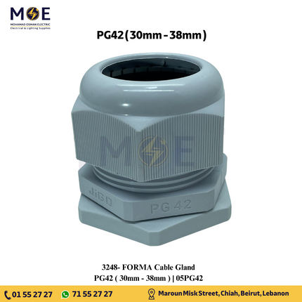 FORMA Cable Gland - PG42 ( 30mm - 38mm ) | 05PG42