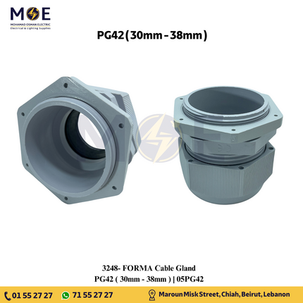 FORMA Cable Gland - PG42 ( 30mm - 38mm ) | 05PG42