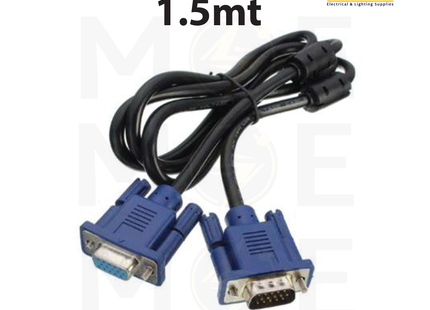 hoy GZ VGA Cable / Monitor Cable | VGA Male to VGA Female | 1.5mt | وصلة