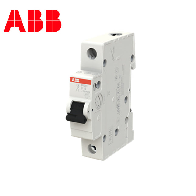 ABB MCB SH201 C16 1P 6kA 16A | 2CDS211001R0164 | دجنتور كهرباء مفرد - قاطع كهربائي