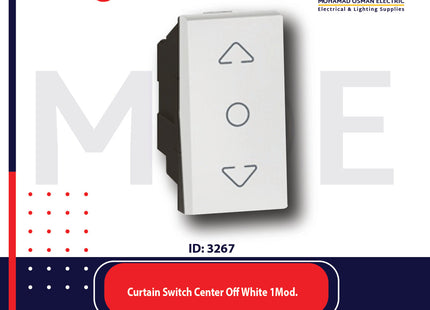 Legrand Arteor Curtain Switch Center Off White 1module | 11572202 | مفتاح ستور ابيض