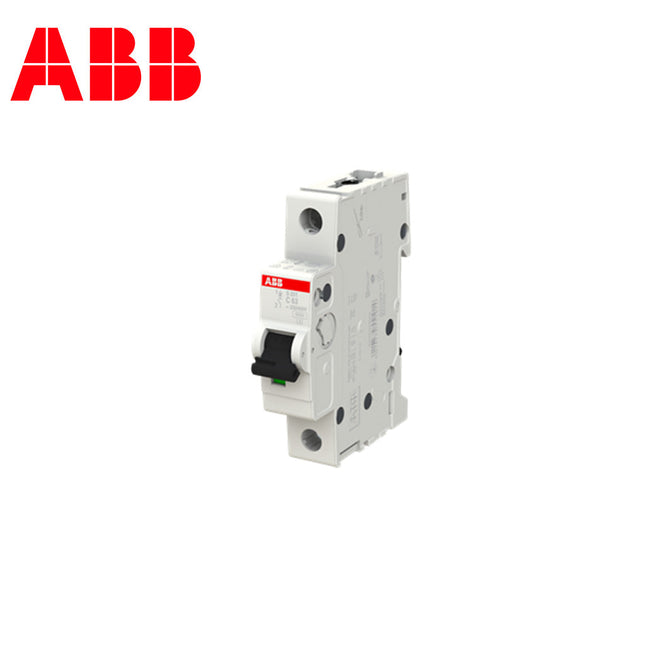 ABB MCB S201 C63 1P 6kA 63A | 2CDS251001R0634 | دجنتور كهرباء مفرد - قاطع كهربائي