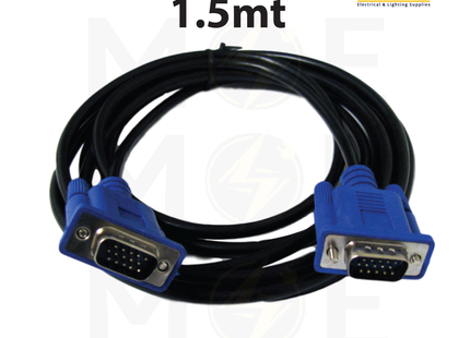 VGA Cable / Monitor Cable | VGA Male to VGA Male | 1.5mt | وصلة