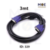 VGA Cable / Monitor Cable | VGA Male to VGA Male | 3mt