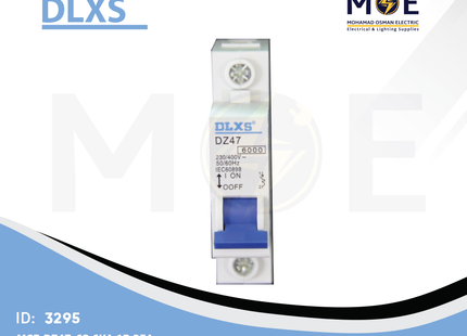 DLXS MCB DZ47-63 6kA 1P 25A | DZ47-63 | دجنتور كهرباء مفرد - قاطع كهربائي