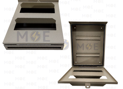 Electra Panel Board SM Siemens/Omega Rail 370x300x65mm 2Rx12module 24mod. | تابلو حديد اشتراك سكة اوميغا