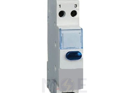 Cuper Modular Indicator / Signal Lamp Blue 1module 0.9W | Mod-Indicators Lamps-BL | دجنتور اشارة ازرق
