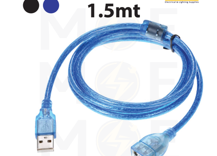 USB Cable | 2.0 USB A Male to USB A Female 1.5mt | وصلة يو اس بي