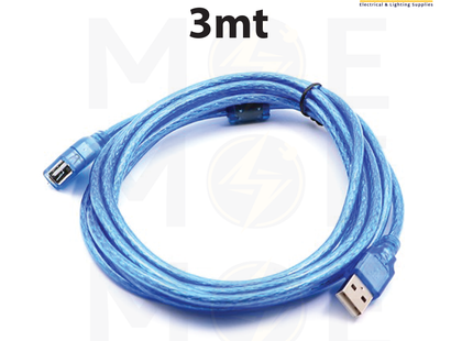 USB Cable | 2.0 USB A Male to USB A Female 3mt | وصلة يو اس بي