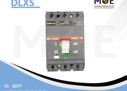 DLXS MCCB DAMS-125 65kA 3P 63A | R63 | دجنتور صناعي ثلاثة فاز