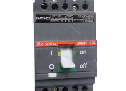 DLXS MCCB DAMS-125 50kA 3P 100A | R100 | دجنتور صناعي ثلاثة فاز