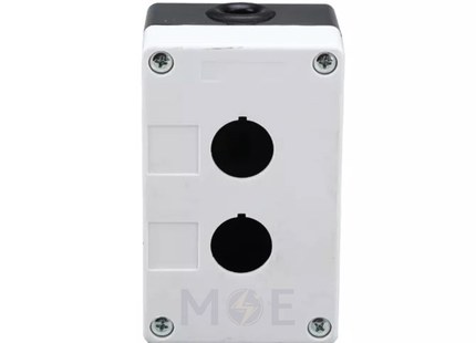 Xindali Control Box Push Button IP54 2Hole 22mm | LAY5-BP02 | علبة ظاهرة