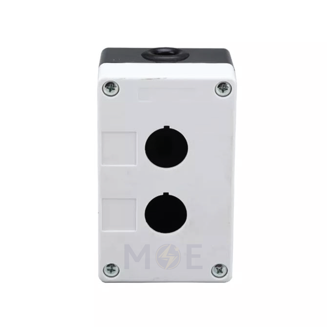 Xindali Control Box Push Button IP54 2Hole 22mm | LAY5-BP02 | علبة ظاهرة