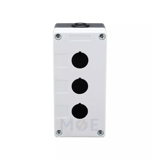 Xindali Control Box Push Button IP54 3Hole 22mm | LAY5-BP03 | علبة ظاهرة