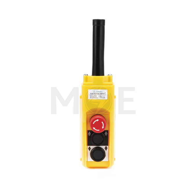 Xindali Push button Crain Lift Elevator Control Switch XCD-61C 2PB+Stop | XCD-61C | مسكة ونش كاملة