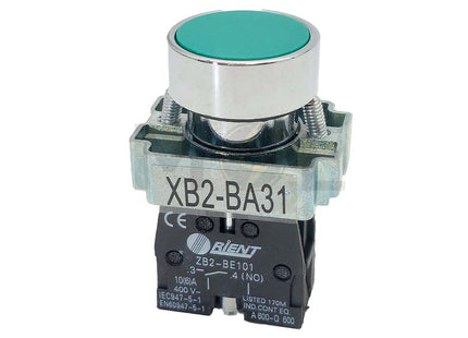 ORIENT Push Button with Auxiliary BA31 GREEN NO 22mm | BA31