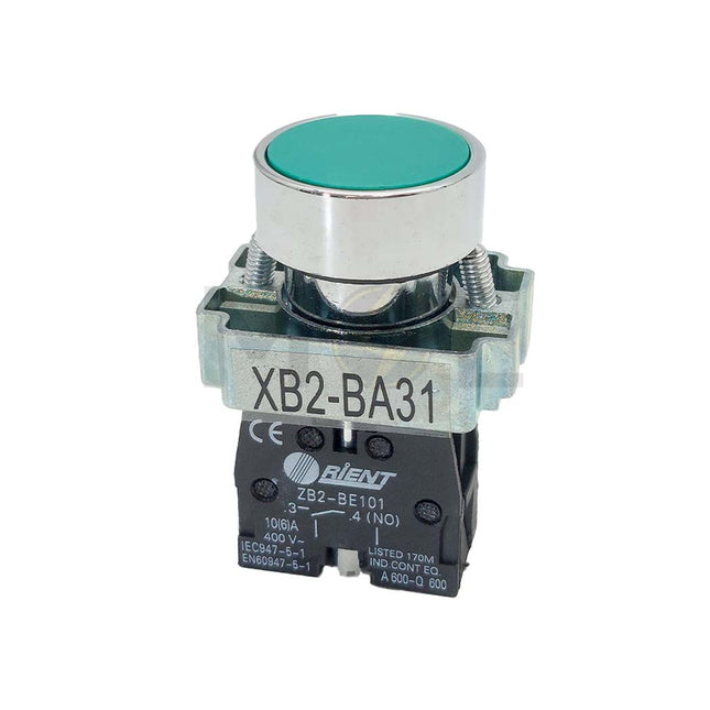 ORIENT Push Button with Auxiliary BA31 GREEN NO 22mm | BA31