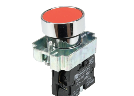 ORIENT Push Button with Auxiliary BA42 RED NC 22mm | BA42 | كباس احمر