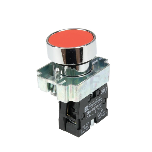 ORIENT Push Button with Auxiliary BA42 RED NC 22mm | BA42 | كباس احمر