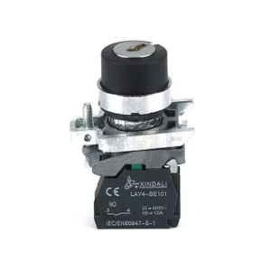 Xindali Selector Switch+key NO 22mm 0-1 | BG21 | مفتاح مع مفتاح