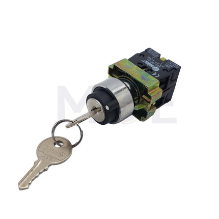 3428-Xindali Selector Switch+key NO 22mm 0-M | BG45