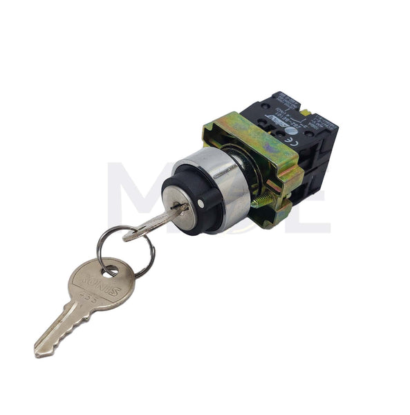 3428-Xindali Selector Switch+key NO 22mm 0-M | BG45