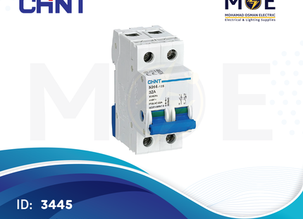 Chint MCB EB G 6kA 2P 32A | TE0020-187506 | دجنتور كهرباء مجوز - قاطع كهربائي