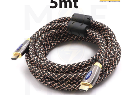 HDMI Cable Gold 5mt | 379202 | وصلة فيديو غولد