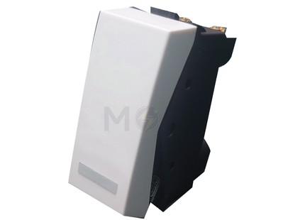 G-TECH Switch 1way white 2P 20A 1module 0-1 | IS028.WH | مفتاح مفرد خطين ابيض