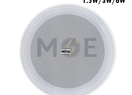 Nova Recessed Mounted Speaker Round White 100V 1.5W3W6W 6.8inch (17.5cm) Cut-Out  JL-806 سبيكر مدور مخفي ابيض