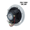 Nova Recessed Ceiling Speaker Round White 70V/100V 3W/6W 8.6inch (22cm) Cut-Out | JL سبيكر مدور مخفي ابيض