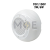Nova Surface Mounted Ceiling Speaker Round White 70V100V 3W6W  JL-804 سبيكر مدور مخفي ابيض