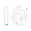Lexing stand-alone photoelectric smoke detector alarm | LX-SO-98A | حساس دخان