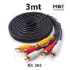 RCA Cable | 3x RCA Male Cable 3mt