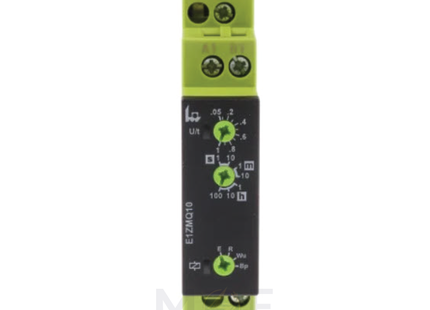 Tele Haase SPDT Multi Function Timer Relay 24/240V AC/DC 50ms/100Hours | E1ZMQ10 | تايمر سكة متعدد الاوقات