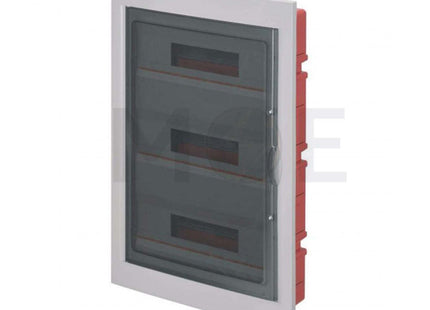 Elettrocanali IP40 Flush Mount Distribution Board Smoked Door Gray 430x618x80mm 3Rx18module 54module | EC-63054 G 1