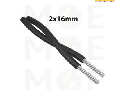 Med Cable ABC Aluminum Cable ( Torsadé ) | EAXT 2x16mm | كابل المنيوم تورسدي