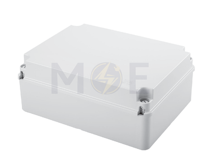 Orient Surface distribution mounting box Rectangle With Cable Gland 300x250x120mm | SM 400C8 | علبة مربعة ظاهرة مع جوان