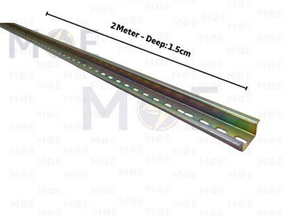 Orient DIN Rail Omega Deep for MCB 2mt HGK-01 | سكة اوميغا عميقة
