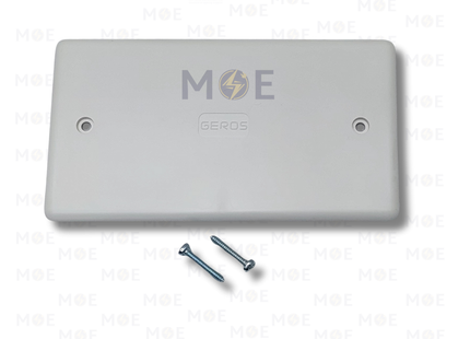 Geros plastic cover for flush mount box square 4module | GR 11204 | غطاء بلاستيك مسكر لعلبة مربعة