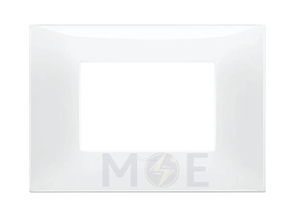 Vimar Neve Cover Plate 3module White | 9653.01 | بلاك بلاستيك ابيض