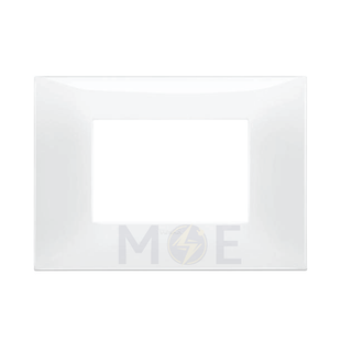Vimar Neve Cover Plate 3module White | 9653.01 | بلاك بلاستيك ابيض