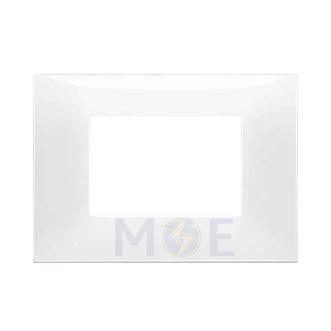 Vimar Neve Cover Plate 3module White | 9653.01