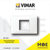 Vimar Plana Cover Plate 2module cental technopolymer White | 14652.01