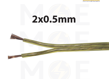 Gemi Speaker Wire / Audio video AV bronze 100YD 2x0.5mm | GE SP2X075B | شريط سبيكر برونز